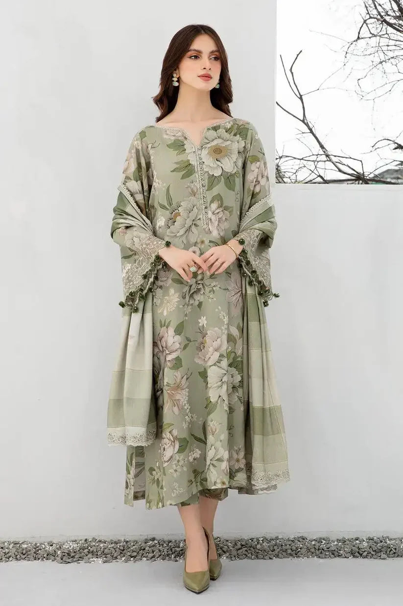 RT1111- Lawn 3PC Printed Printed Suit
