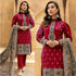 WINTER Embroidered Dhanak Suit with Heavy Embroidered Dhanak Shawll-RT037