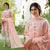 3 Piece Unstitched Heavy Embroidered Chicken Kari Lawn Suit With Heavy Embroidered Bamber Chiffon Dupatta-RT522