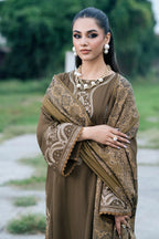 RT1273- Winter Jazmin 3PC Dhanak Embroidered Suit