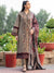 RT1070-WINTER 3PC Dhannak Embroidered suit with Printed Shawll