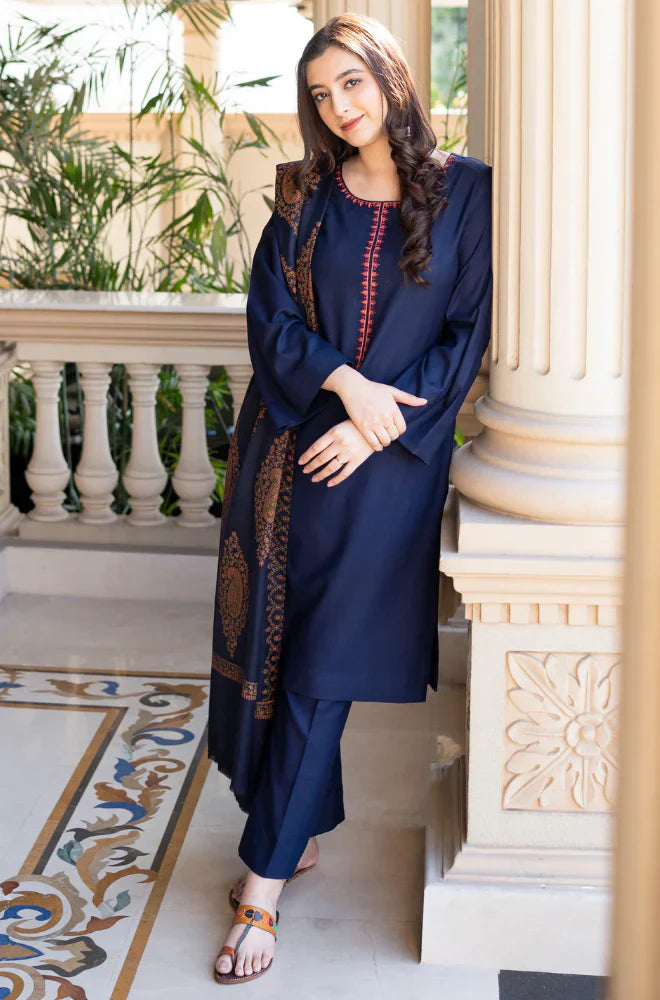 RT1238-Asling - Winter 3PC Dhanak Embroidered Suit