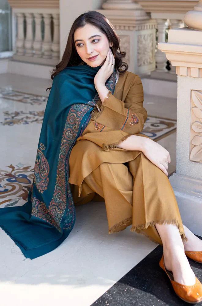 RT1235-Asling - Winter 3PC Dhanak Embroidered Suit