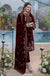 RT1203-Azure Embroidered Velvet Winter 3piece suit