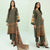 Winter Unstitched 3PCs Dhanak Embroidered Dress With Dhanak Printed Shawl-RT1124