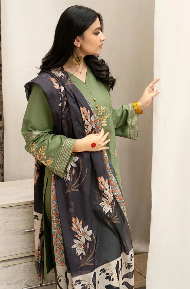 RT907 - Urge Summer 3PC Lawn Embroidered Suit
