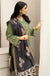 RT1140-WINTER 3PC Dhannak Embroidered suit with Printed Shawll