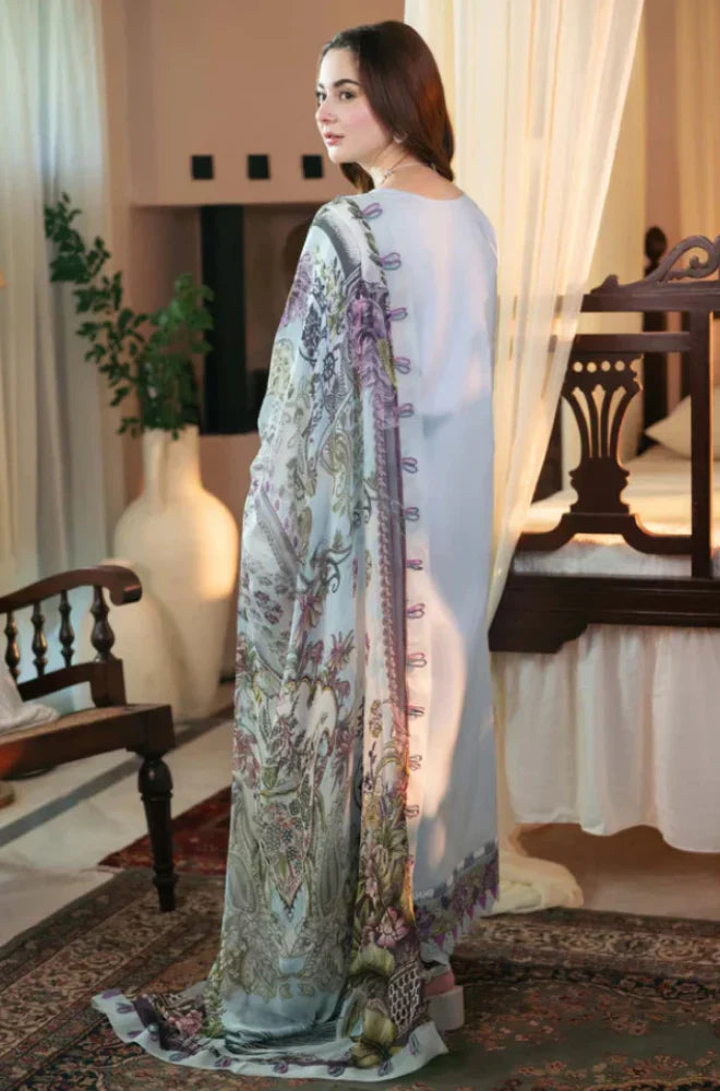 RT946- Qalamkar - 3PC Lawn ChickenKari Embroidered Suit