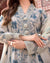 RT827-Bareeze -Embroidered 3pc lawn dress with embroidered chiffon dupatta