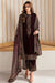 RT1114-Winter Velvet Unstitched 3PCs Embroidered Dress With Organza Dupatta