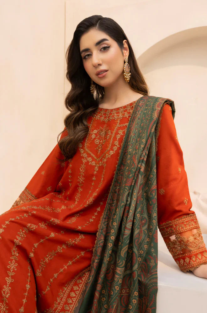 RT1237-Mohagni - Winter 3PC Dhanak Embroidered Suit