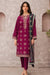 RT1068-WINTER 3PC Dhannak Embroidered suit with Printed Shawll