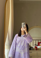 RT935-Sapphire 2Pc Embroidered Lawn Suite With Fully Embroidered trouser