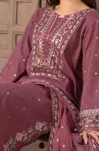 RT1258-Jade - Winter 3PC Dhanak Embroidered Suit