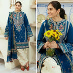 RT901- Coco By ZaraShahjahan Summer 3PC Lawn Embroidered Suit
