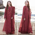 RT941 - Qalamkaar 3PC Unstitched Lawn Embroidered Chicken Kari