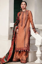 RT1221-Hussain Rehar - Winter 3PC Dhanak Embroidered Suit