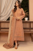 RT1281-Bin ilyas - Winter 3PC Dhanak Embroidered Suit