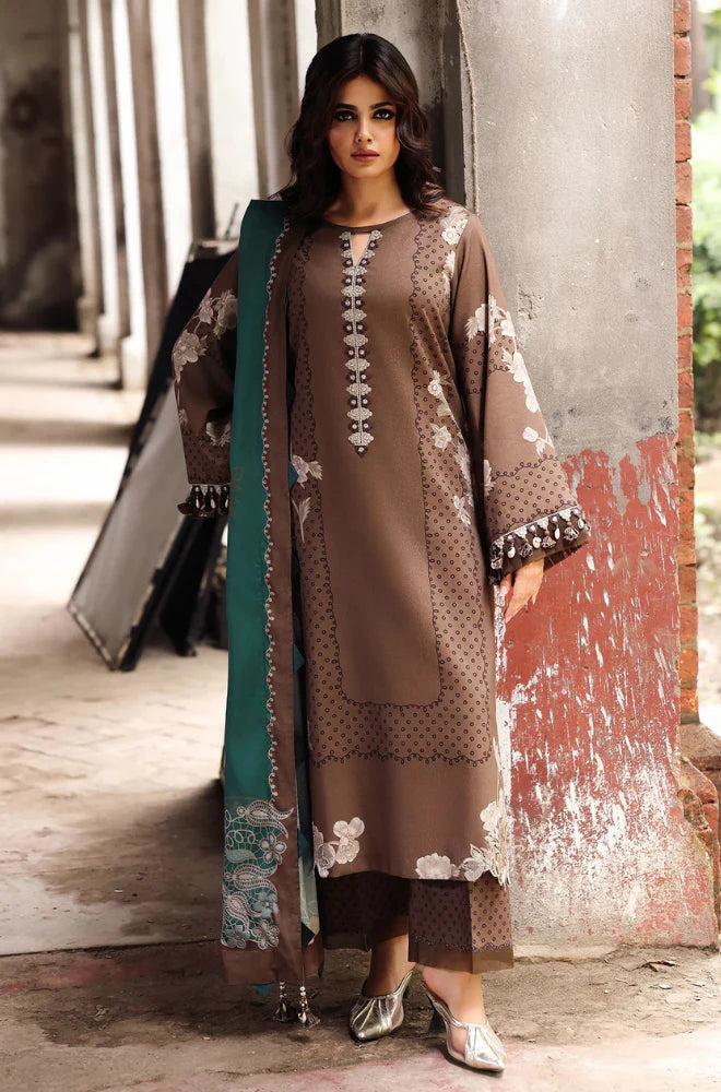 RT1267-Charizma - Winter 3PC Karandi Digital Print Dress