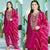 Embroidered 3pc Lawn Dress With Chiffon Embroidered Dupatta-RT424