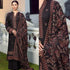 WINTER -Embroidered Dhanak Suit with Heavy Embroidered Dhanak Shawl-RT059