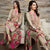 Khaadi Pink- WINTER Embroided 3PC khaddar Dress with wool shawl-RT004