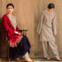 3PC WINTER khaddar suit with Embroidered Shawl - RT1010