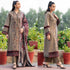 RT1070-WINTER 3PC Dhannak Embroidered suit with Printed Shawll