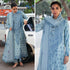 RT857-SUMMER 3PC Lawn Embroidered Shirt With Chiffon Embroidered Dupatta