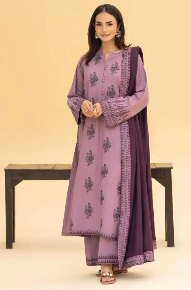 RT1288-Izel - Winter 3PC Dhanak Embroidered Suit