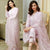 SANA JAVED - 3PC Lawn Heavy Embroidered Shirt With Organza Embroidered Dupatta -RT407