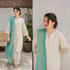 Kastoor- Lawn Embroidered three piece With printed diamond dupatta -RT854