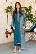 RT1278-izel - Winter 3PC Dhanak Embroidered Suit