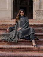 RT1280-izel - Winter 3PC Dhanak Embroidered Suit