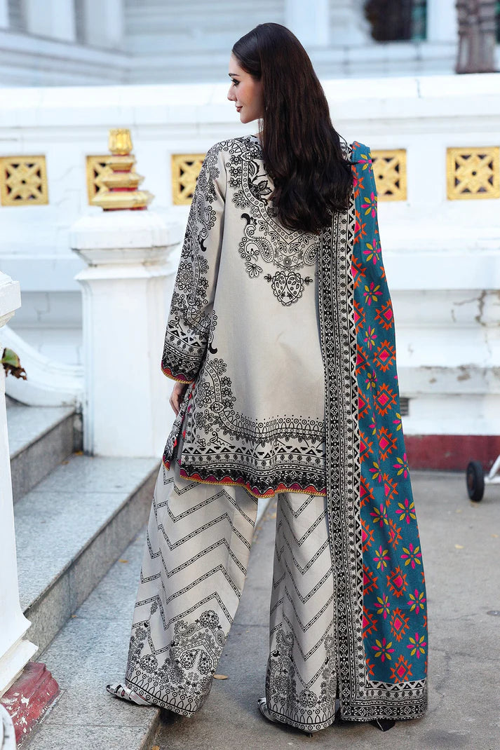 RT1270-Charizma - Winter 3PC Karandi Digital Print Dress