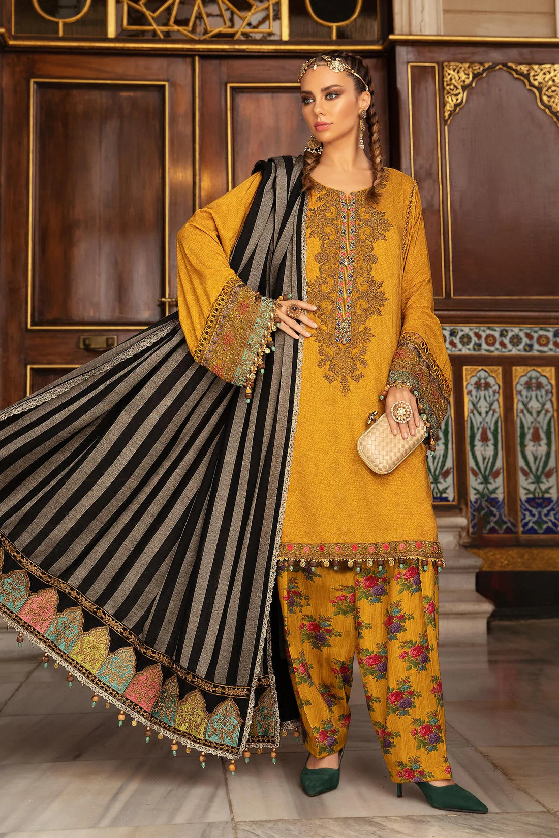 RT1064 - Maria.B. 3 Piece Lawn Suit