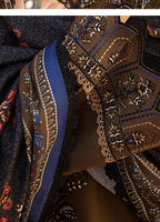 RT1248-Bin ilyas - Winter 3PC Dhanak Embroidered Suit