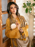 RT1279-izel - Winter 3PC Dhanak Embroidered Suit