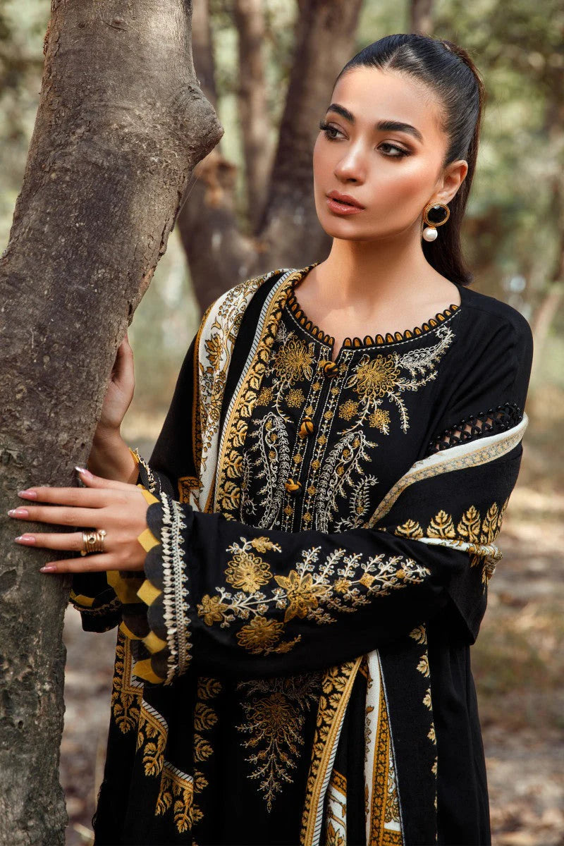 Lawn Unstitched 3PCs Lawn Embroidered Dress With Digital Printed Monar Dupatta-RT1131