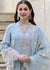 RT936- QALAMKAR 3PC Lawn Embroidered Suit
