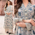 RT827-Bareeze -Embroidered 3pc lawn dress with embroidered chiffon dupatta