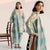 RT932-3-Pc Digital Printed with Embroidered pathces Swiss Lawn Dppatta