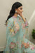 RT445-Nisa Sea Green Lawn unstitched digital printed 3 pc dress with Diamond dupata