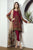 Baroque - 3PC Heavy Embroidered Lawn Shirt With Embroidered Organza Dupatta -RT500