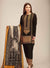 3PC WINTER Khaddar Embroidered Suit with Printed Wool Shawll-VL-RT003