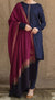 3PC Dhanak WINTER suit with Embroidered Shawll-RT042