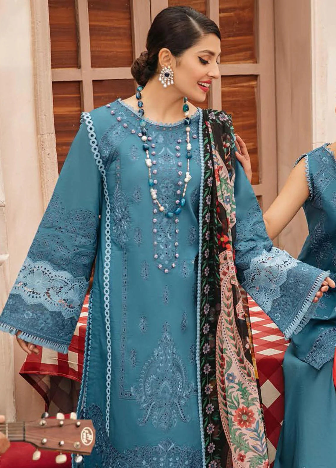 Silk dupatta lawn suits on sale 2019